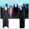 No Away Spirited Face Man Cosplay Costume Clothes Long Robe Mask Gloves Set Full
