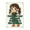 Custom Photo Metal Plaque Personalized Pet Family Picture Wall Decor Gift 8x12 Inch
