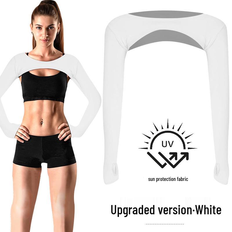 Damen Sommer Sonnenschutz Golf & Radfahren Armstulpen - Leichtgewichtiger, einfarbiger Schal für Outdoor-Sportarten