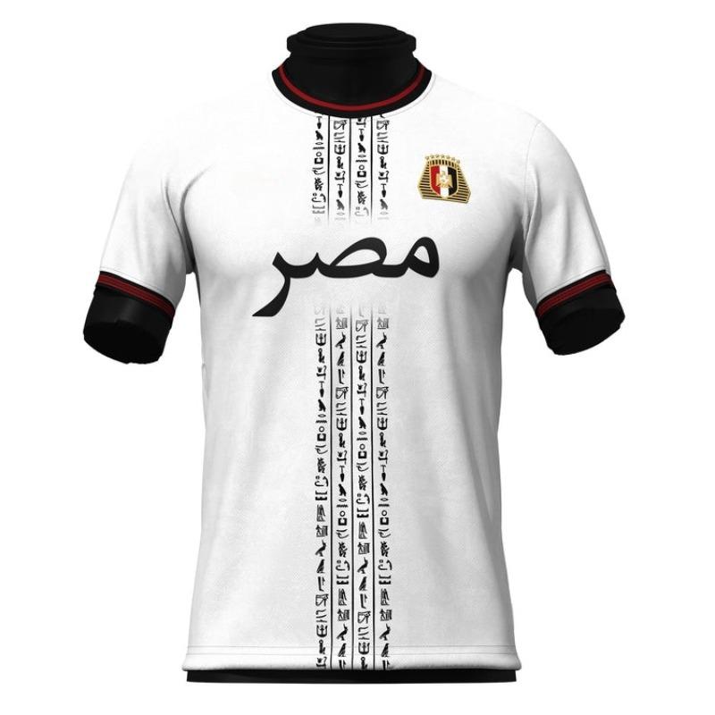 Soutenir son propre pays, Maillot de Football Égypte Antique avec Impression 3D, Arborant le Drapeau National et le Maillot