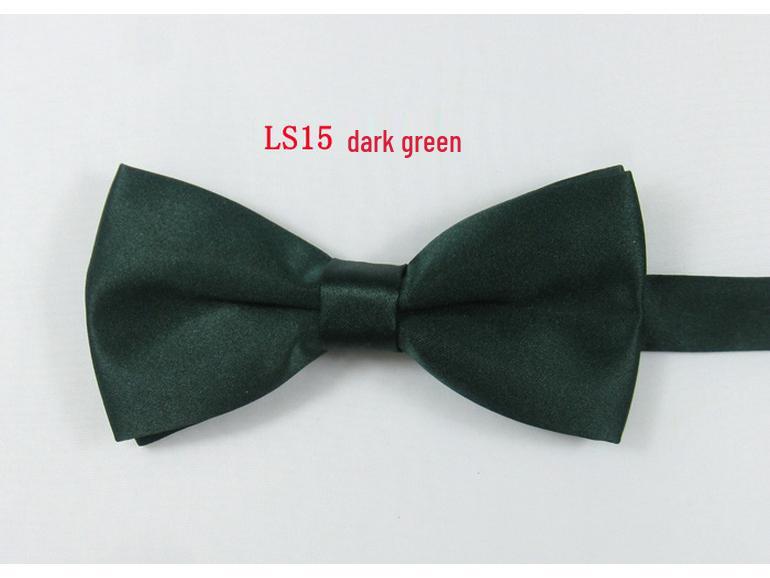 

Класична однотонна чоловіча краватка-метелик у британському стилі для весіль та офіційного одягу