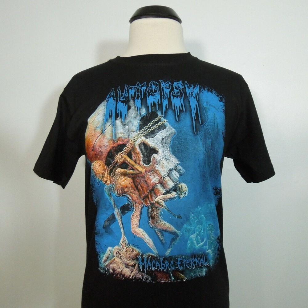 

AUTOPSY Macabre Eternal S SMALL T-Shirt Black Band Logo Unisex T-Shirt XXXXL