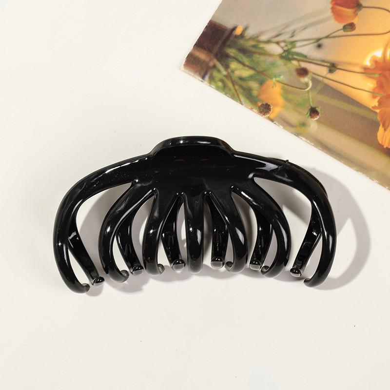 Korean Style Acrylic Solid Color Hair Clip Women's High-end Fashion Shark Clip Hair Accessories