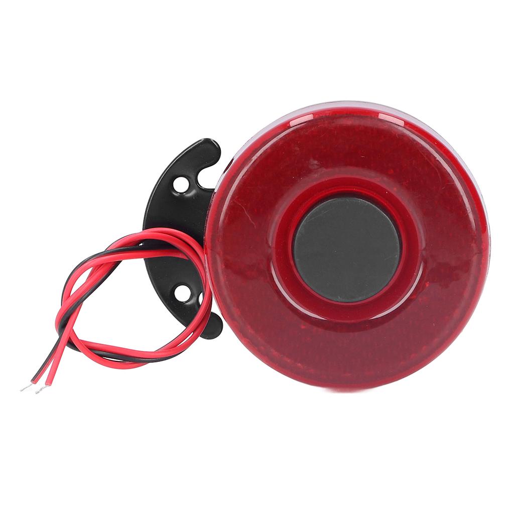 Autohupe, 12 V, ABS, 105 dB, elektrische Warnhupe mit blinkenden LED-Lichtern für LKW, UTV, ATV