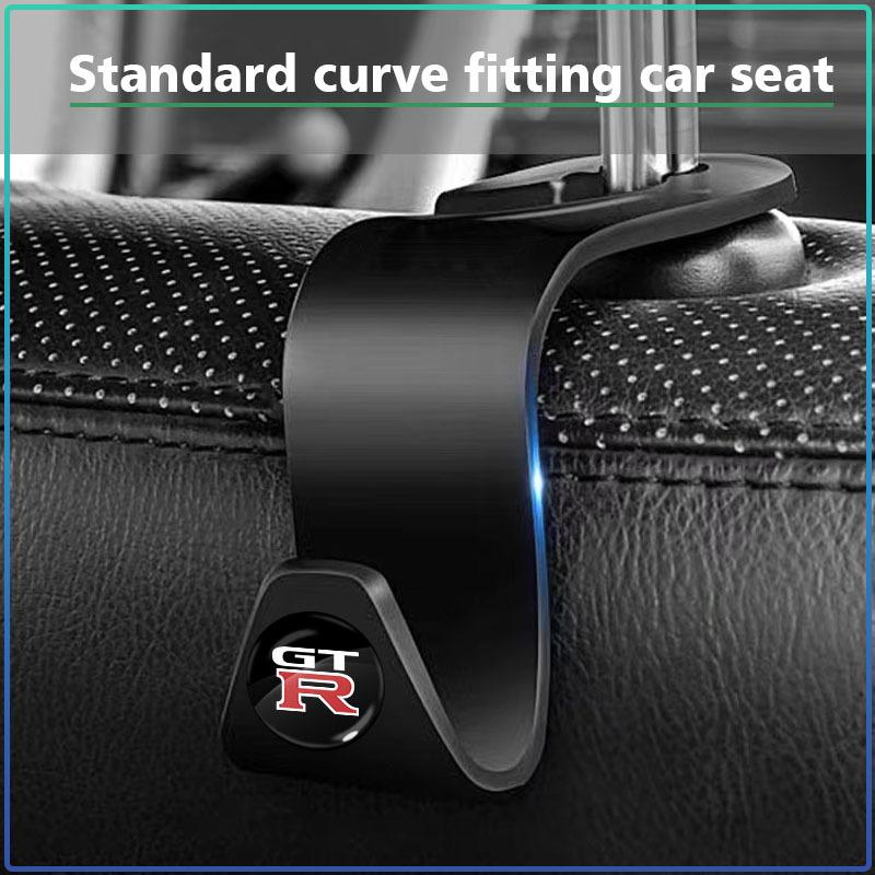 Car Headrest Hooks Hanger Bags Seat Back Holder Clips Auto Fastener For Nissan GTR C210 R30 GTS-R R33 R34 GT-R R35 Nismo