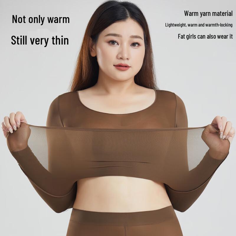 LangSha Women's Seamless Beauty Skin Thermal Underwear Set