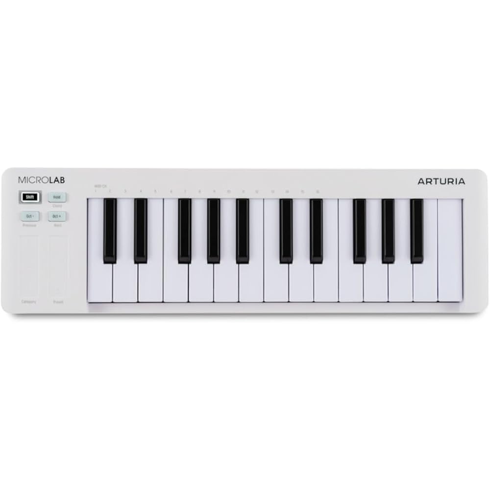 Arturia Arturia Arturia Keyboard Controller MicroLab MK3 25 Keyboard/Velocity Compatible High Def...