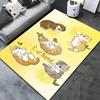 Floral Paws Collection Custom Name Carpet Rug For Living Room Bedroom Home Sofa Decoration Kids Play Nonslip Floor Mat