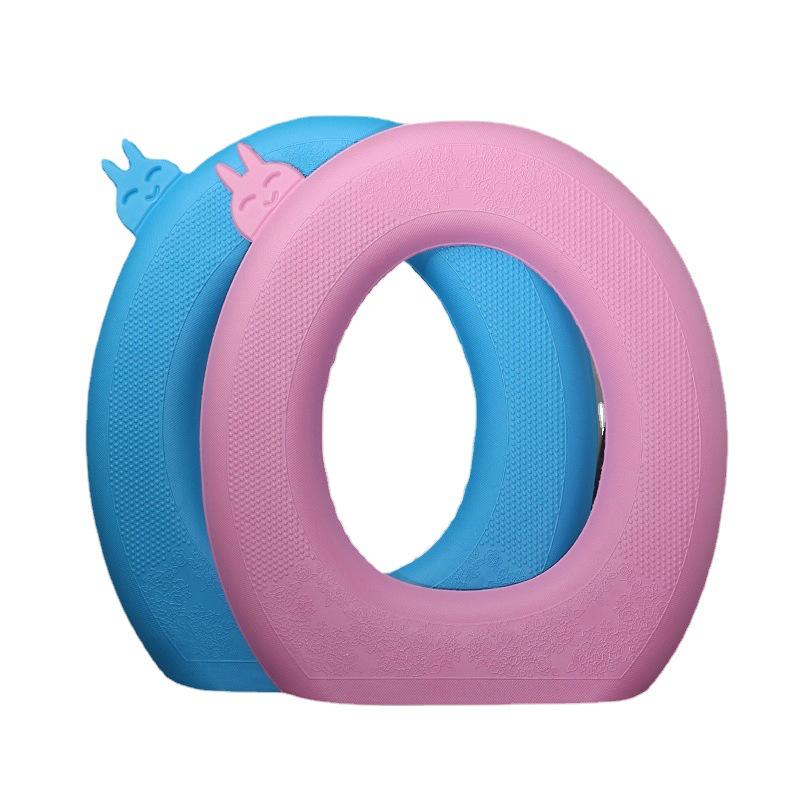 Portable EVA Moisture-Proof Toilet Seat Cover - No Mess, All-Season Adhesive Cushion