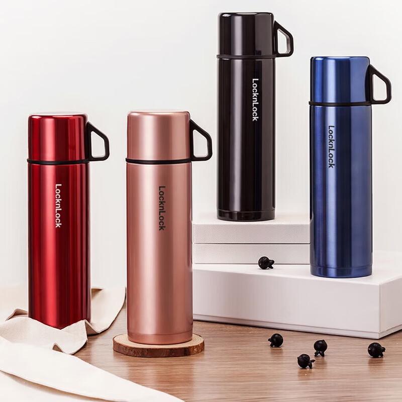 LOCK&LOCK LHC1468 Portable 316 Stainless Steel Insulated Tumbler