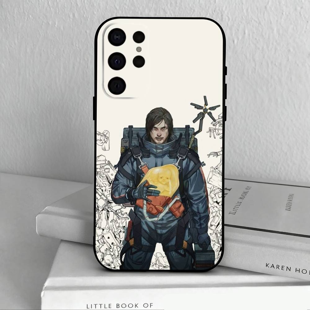 

G-Game D-Death S-Stranding Phone Case For Samsung S25,24,23,22,30,21,10,9,Ultra,Plus,Lite,FE,4,5 G Soft Black Case Samsung S22ULTRA5G