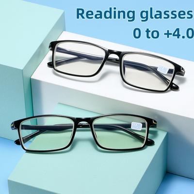 Óculos de leitura leves TR90 anti-azul, óculos vintage anti-radiação para presbiopia, óculos ópticos para visão distante