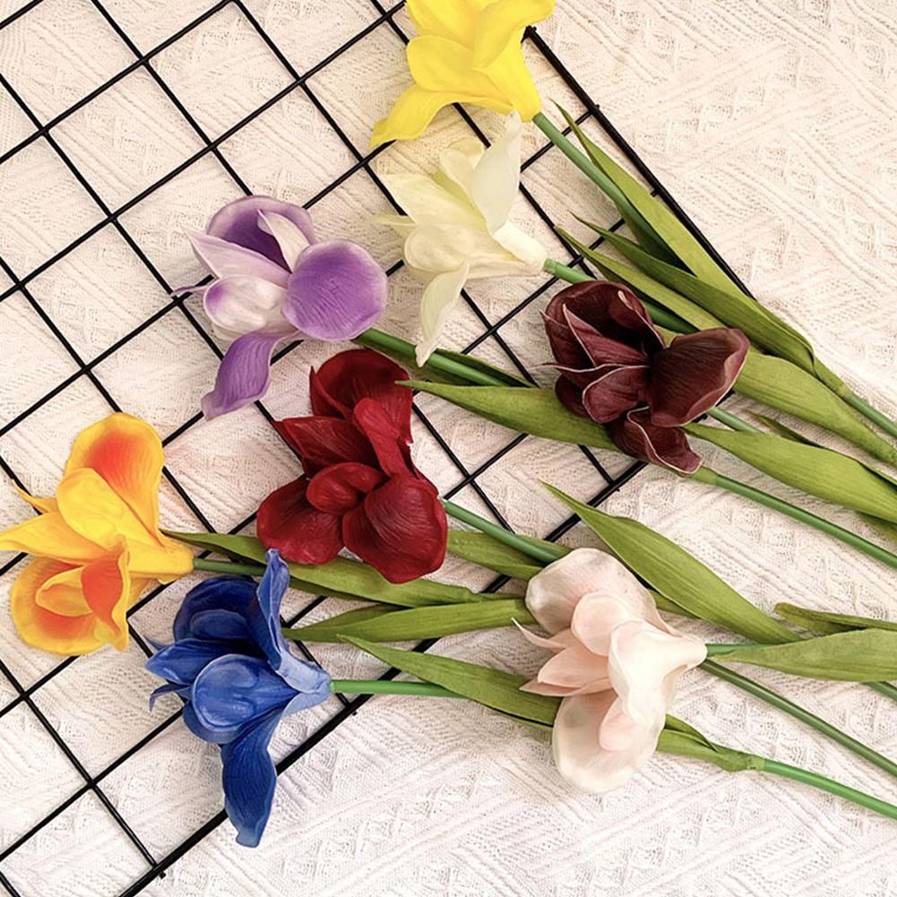 

Artificial Flower Artificial Flower Blue Deep Purple Iris Flowers синій