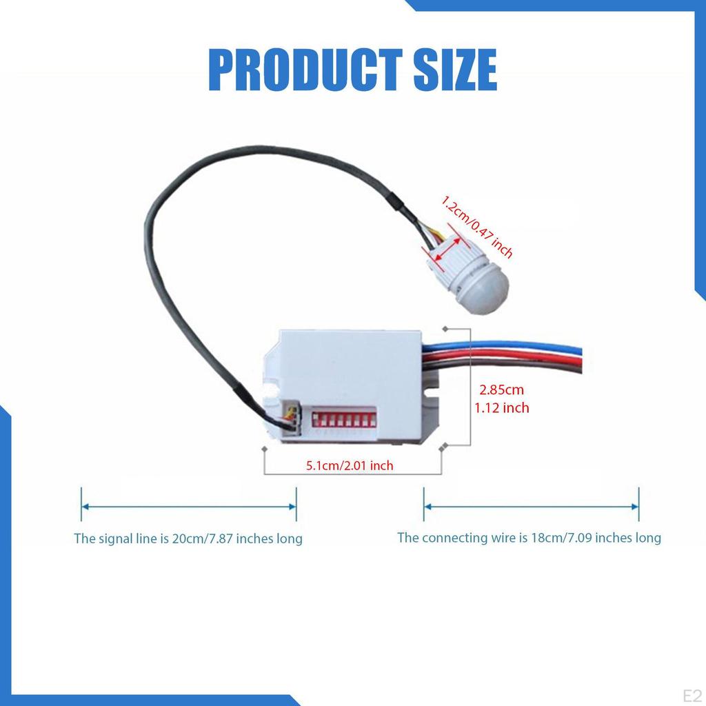Motion Light Switch IR Switch,Human Body Activated Detection Easy to Install Professional for
