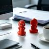Cute Animal Figure 3D Printed Snake Ornament Cartoon Angry Little Figurine PLA Plastic Durable Desktop Decoration for Home Office Desk Display