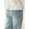 The Coffee Bean   Tea Leaf Baggy Denim Pants Sky Blue Bz14pt01sb