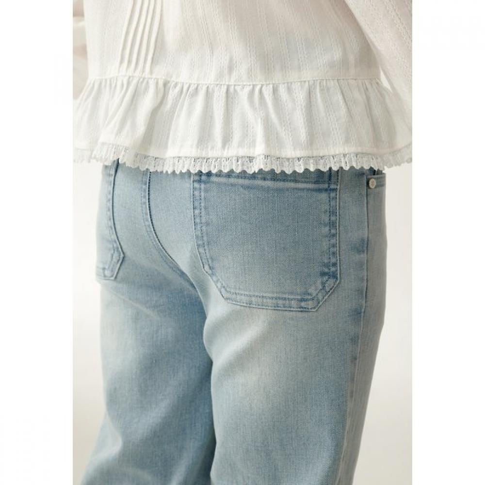The Coffee Bean   Tea Leaf Baggy Denim Pants Sky Blue Bz14pt01sb