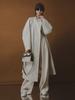 Rongtai Women's Tencel Drapey Trench Coat - Spring 2025 Collection, British Style with Tie-Waist and Stand Collar
