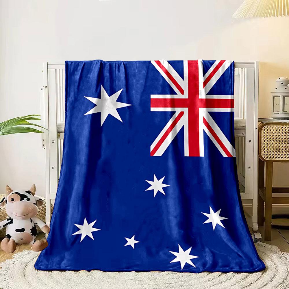 Australian National Flag Design for all seasons blanket lunch break throw gift
