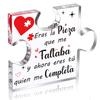 Acrylic Puzzle Plate - Wedding Anniversary Table Decoration For Couple Boyfriend Wife Husband And Lovers