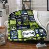 Tennis Theme Customize Your Name Home Blanket S Comfortable Soft Lightweight All Season Multipurpose Blanket For Picnics Couches Offices Beds Living