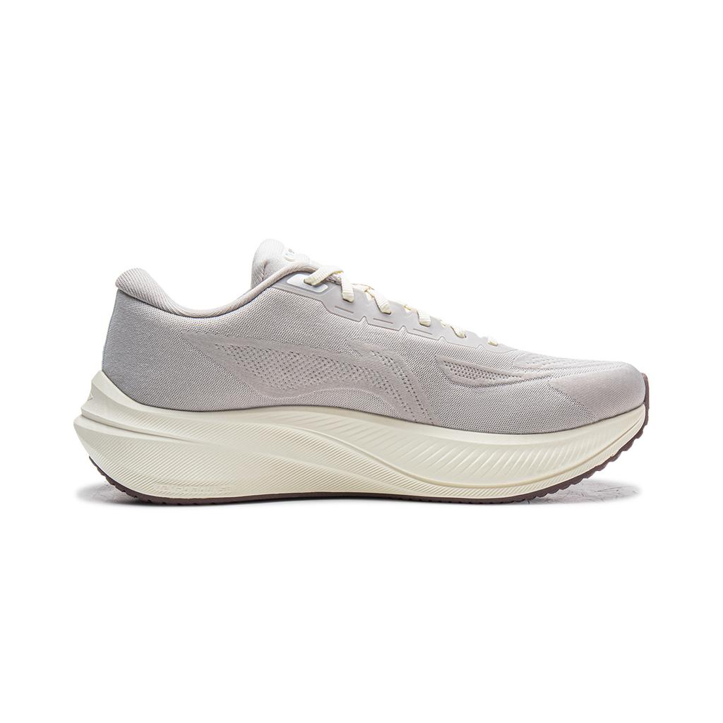 Li Ning Yueying 5 Cushioning, Wear Resistant Low top Running Shoes Men's White Gray ARHW003-15