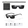 aoron Men's Aluminum Magnesium Polarized Sunglasses Glasses Sunglasses Driving Glasses Glasses