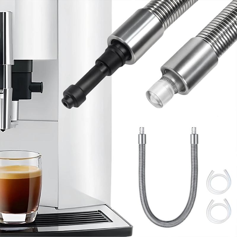 Kaffee-Milch-Gehäuse Schlauch Edelstahl Milchaufschäum-Einheit Milchschaum-Rohr Mit HP1/HP3 Adapter Einfach zu Installieren