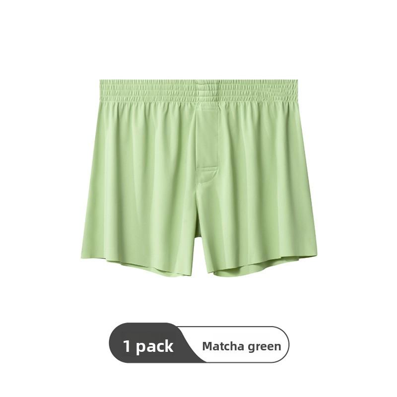 Men's Summer Ultra Thin Ice Silk Loose Breathable No Trace Four Corners Underwear