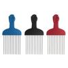 Steel Needle Rat Tail Comb for Hairdressing - Teasing, Styling, and Parting Comb for Makeup Artists and Wigs.