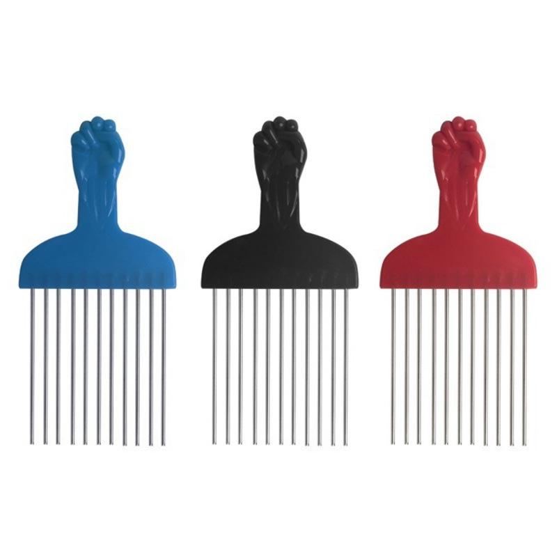 Steel Needle Rat Tail Comb for Hairdressing - Teasing, Styling, and Parting Comb for Makeup Artists and Wigs.