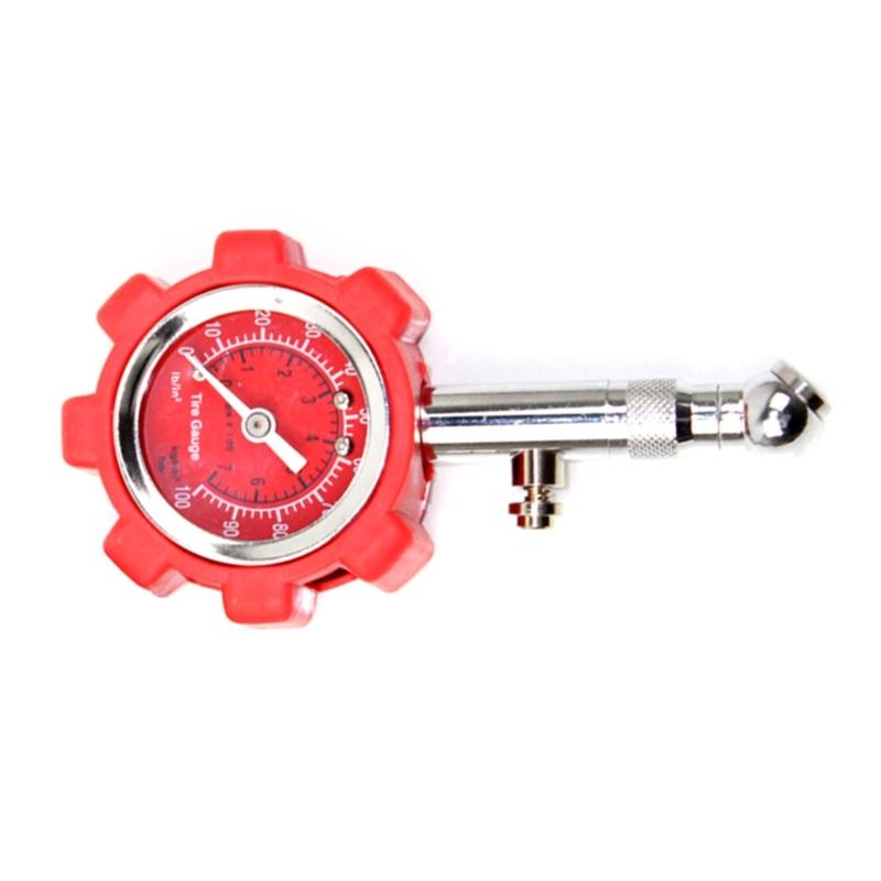 

Car Tire Pressure Gauge Tyre Deflation Dial Auto Tire Inflation Pressure Gauge чорний