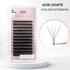 Goddess YY  W Shaped Lashes 2D 3D 4D 5D 6D 7D 8D Automatic Flowering Premade Fans Eyelashes Extensions Natural Individual Lashes