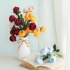 7-Head Silk Peony Artificial Flower Arrangement for Living Room Decoration and Wedding