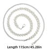 Thin Pearl Pendant Belt Adjustable Dress Skirt Belt Belly Chain Belt  Women Dress Decoration