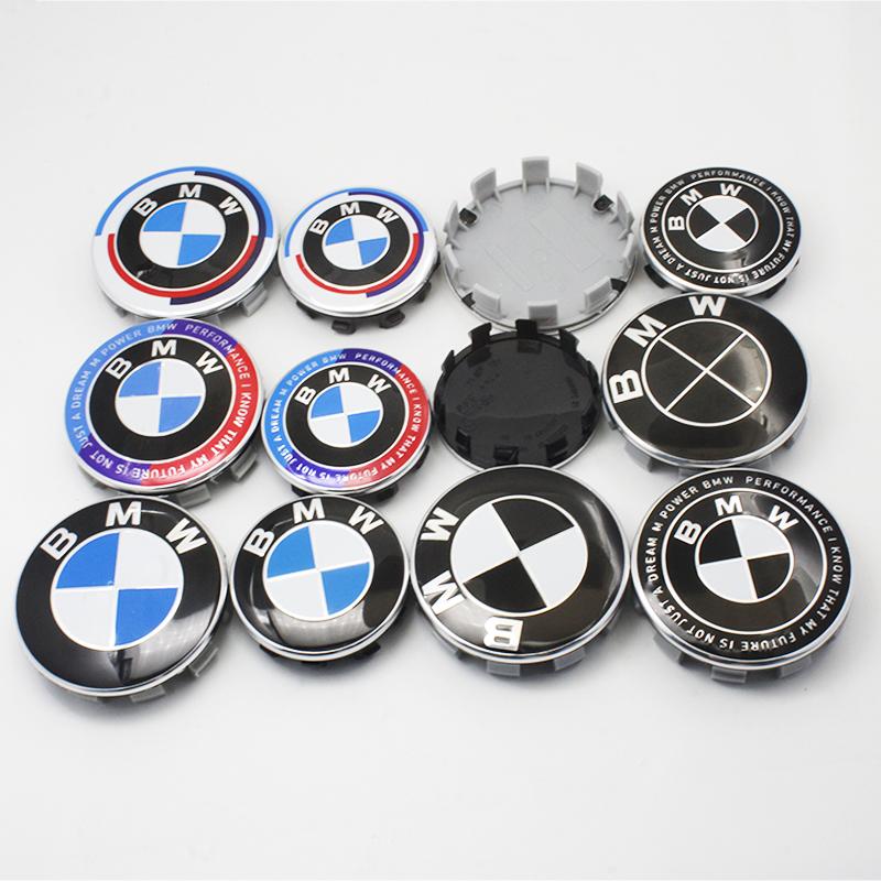 4 Stück 56MM 60mm 68MM Autoemblem Radnabenkappe Mittel Logo Für BMW M M1 M3 M4 M5 M6 E90 E39 F30 F10 E87 X3 X4 X5 X6 X7 G30 G20 E39