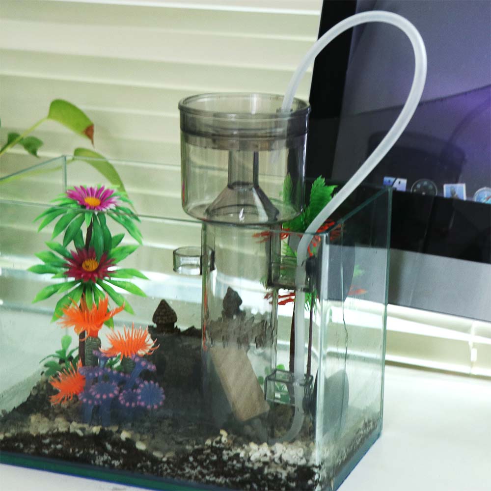Plastic Pneumatic Filter Wall Mount Pneumatic Protein Separator  For Home Fish Tank