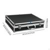 Microphone Carry Case PVC Protective Instrument Box Control Room Sturdy Studio Portable Chat