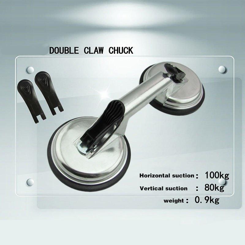 Aluminum Alloy Suction Cup for Glass Floor Tile Brick Suction Cup Puller Handle Lifter Panel Carrier Heavy Duty Glass Lifting