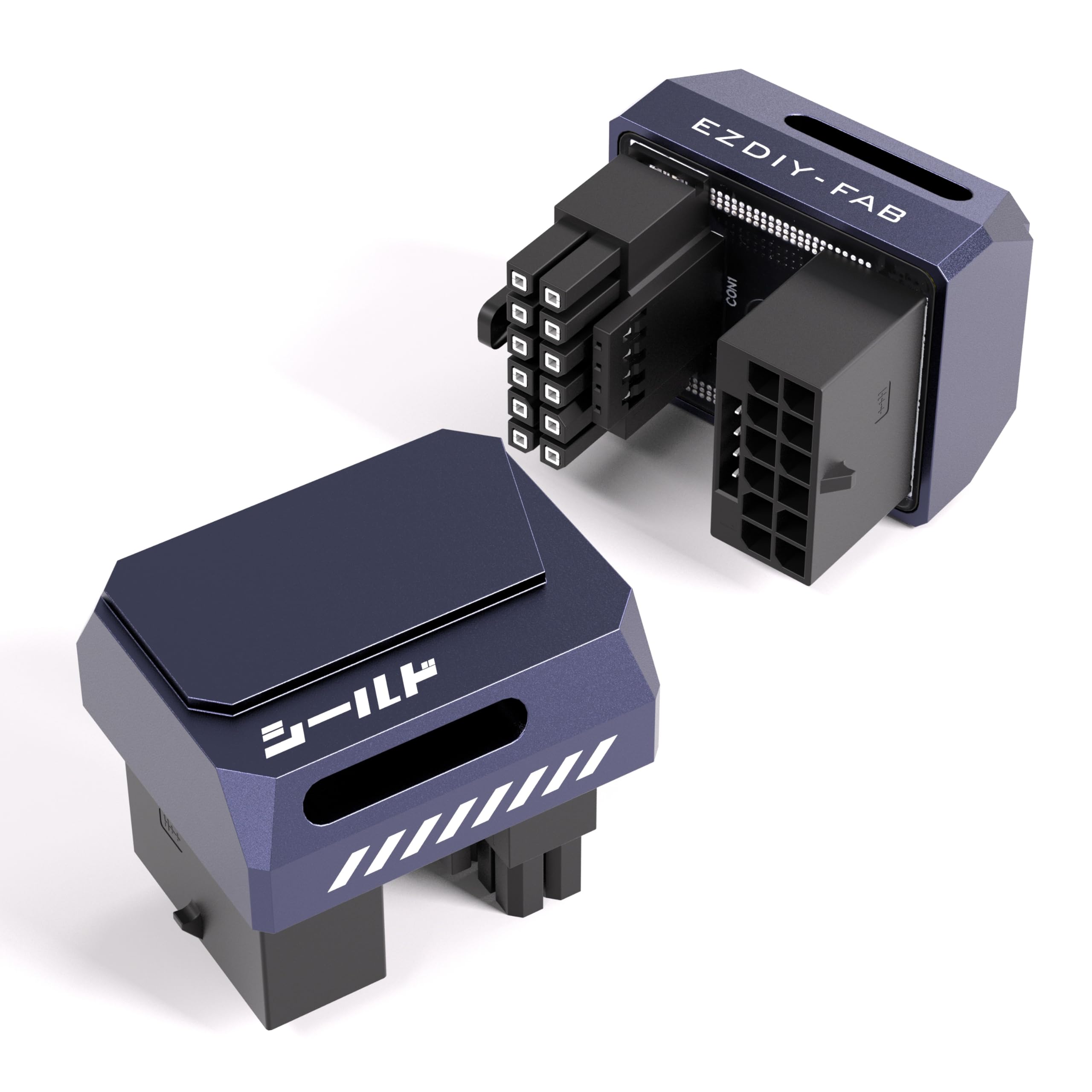 

Адаптер PCIe серії Shield 12VHPWR 600 Вт Коннектор під прямим кутом 180 градусів Адаптер-перехідник живлення Роз єм живлення GPU Адаптер GPU для графіки