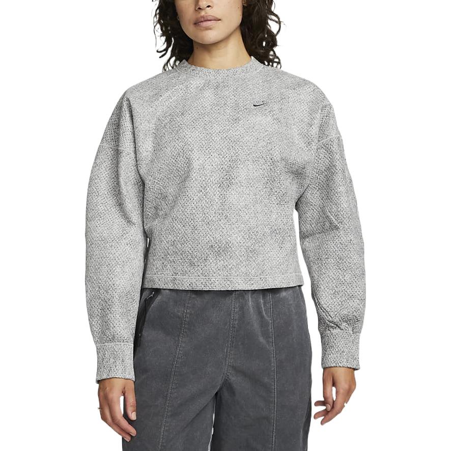 Nike Sudadera Unisex Forward de Forro Polar con Carbono Reducido Gris DQ7909-077