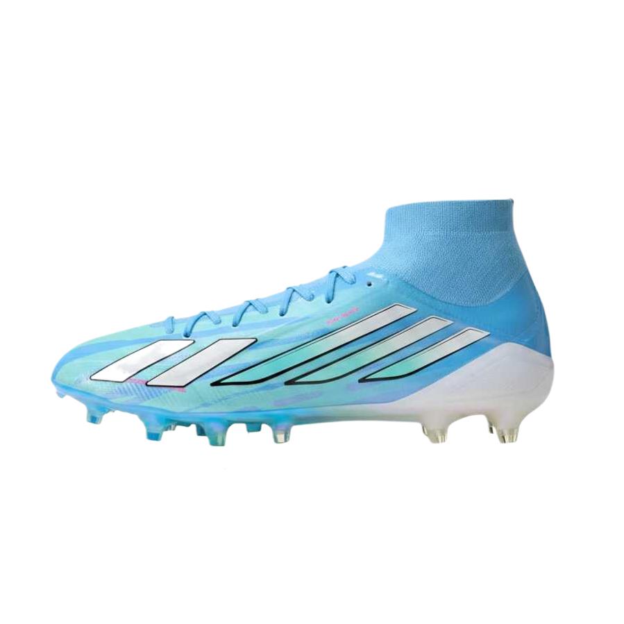 Women's Sneakers Trinity Rodman x adidas Wmns F50 Sparkfusion Elite Mid FG AG 'Semi Blue Burst Lucid Pink'