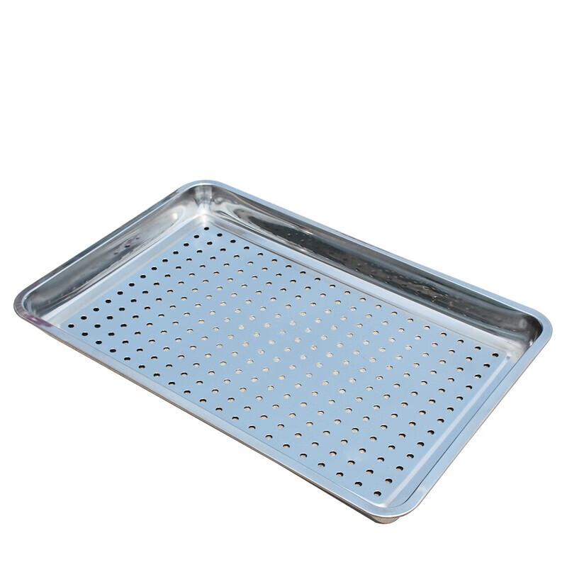 Homeglen 201 Edelstahl Perforiertes Dämpf- und Serviertablett