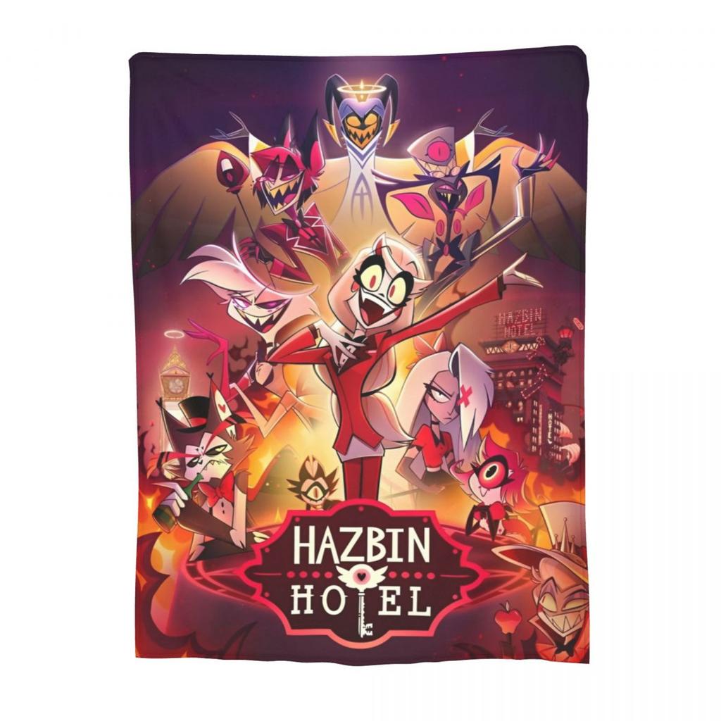 Zły Stolas H-Helluvas Boss Koc Super Miękkie Koce do Rzucania na Sofę 50x60 Cal Wielorozmiarowy Dywanik