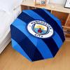 1 Stück Manchester City F.C. Bedruckter Regenschirm Faltbarer Regenschirm, Automatischer Regenschirm 8-Speichen für Reisen, Camping Fan-Geschenke Weihnachtsgeschenke