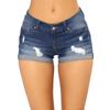 Women Stretchy High Waisted Ripped Denim Shorts Jean Shorts