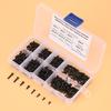 400Pcs Black M2 M2.6 Cross Pan Head Self Tapping Screws Set Assortment Kit