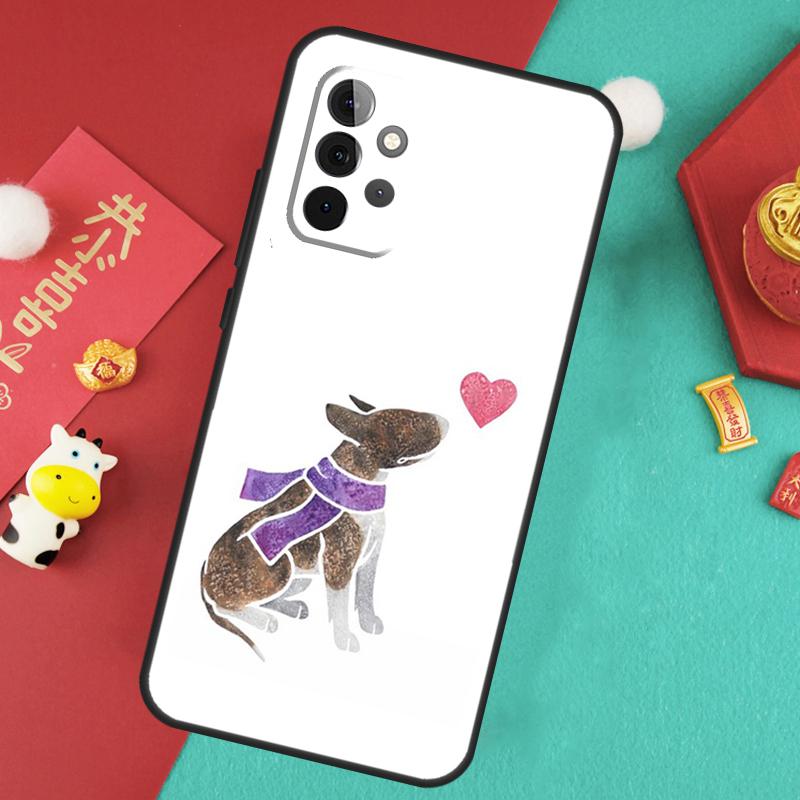 English Bull Terrier Dog Case For Samsung Galaxy A56 A36 A26 A16 A06 A13 A33 A53 A15 A35 A55 A34 A54 A12 A32 A52 A17