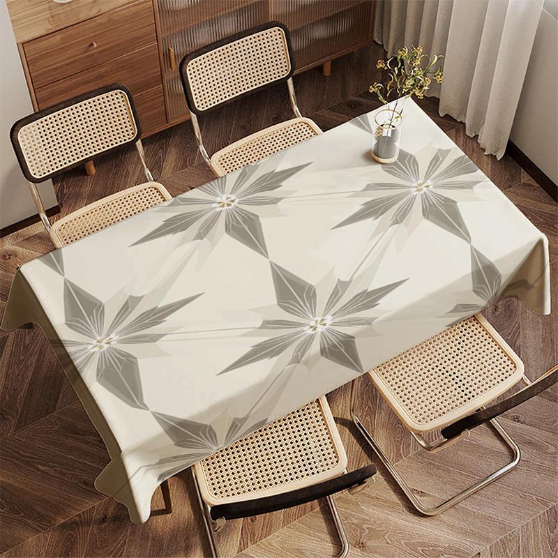 Geometric Floral Tablecloth Restaurant Kitchen Tablecloth Living Room Home Decoration Rectangular Party Decoration