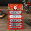 Christmas Santa Claus Folding Banknote Card Merry Christmas Decor 2025 Navidad Natal Xmas Tree Money Holder Card New Year 2026